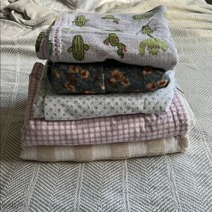 Cactus and Floral Baby Blanket Collection